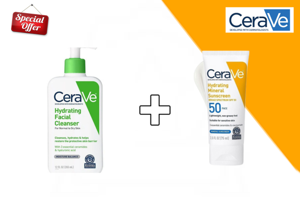 Hydrating Facial Cleanser+ Sunscreen SPF50